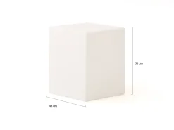 New Garden Cuby Solar-Außenlampe LED aufladbar dimmbar 43x43 cm