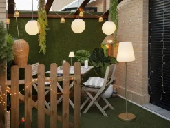 New Garden Lola Slim Solar-Stehlampe für draußen LED aufladbar dimmbar ø 28 cm (h: 119 cm)