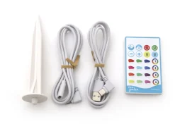 New Garden Lola Slim Solar-Stehlampe für draußen LED aufladbar dimmbar ø 44 cm (h: 177 cm)