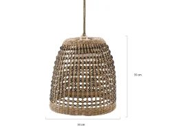 New Garden Positano LED-Hängeleuchte aufladbar dimmbar ø 33 cm (h: 35 cm)