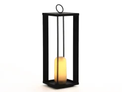 New Garden Siroco LED-Laterne aufladbar dimmbar ø 18 cm (h: 50 cm)