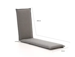 Outdoor Kissen für Deckchair 200x50 cm
