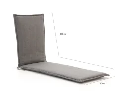 Outdoor Kissen für Gartenliege 200x60 cm