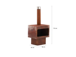 RedFire Jersey XL Kamin 40x56x118 cm