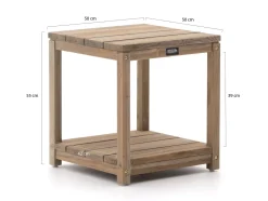 ROUGH-A Beistelltisch Outdoor 50x50x55 cm
