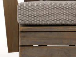ROUGH-C Chaiselongue Lounge-Set 3-teilig