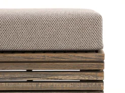 ROUGH-C Chaiselongue Lounge-Set 3-teilig