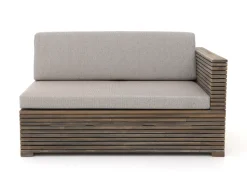 ROUGH-C Chaiselongue Lounge-Set 3-teilig