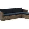 ROUGH-C Chaiselongue Lounge-Set 3-teilig