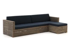 ROUGH-C Chaiselongue Lounge-Set 3-teilig