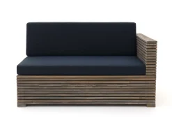 ROUGH-C Chaiselongue Lounge-Set 3-teilig