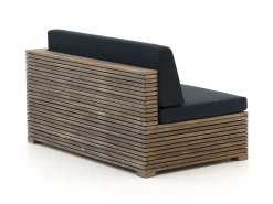 ROUGH-C Chaiselongue Lounge-Set 3-teilig