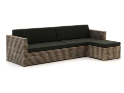 ROUGH-C Chaiselongue Lounge-Set 3-teilig