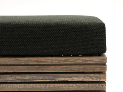 ROUGH-C Chaiselongue Lounge-Set 3-teilig
