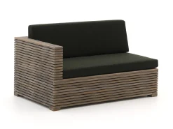 ROUGH-C Chaiselongue Lounge-Set 3-teilig