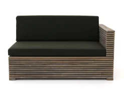 ROUGH-C Chaiselongue Lounge-Set 3-teilig