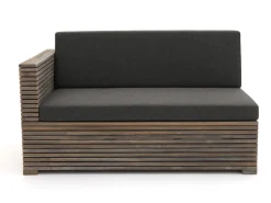 ROUGH-C Chaiselongue Lounge-Set 3-teilig