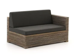 ROUGH-C Chaiselongue Lounge-Set 3-teilig