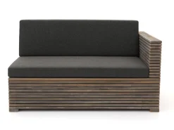 ROUGH-C Chaiselongue Lounge-Set 3-teilig
