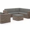 ROUGH-C Ecklounge-Set 5-teilig 6-Sitzer