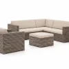 ROUGH-C Ecklounge-Set 5-teilig 6-Sitzer