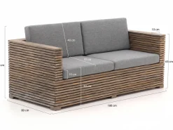 ROUGH-C Gartensofa 180 cm