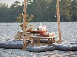 ROUGH-K Loungetisch 80x80x45 cm