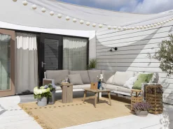 ROUGH-K Loungetisch 80x80x45 cm