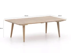 ROUGH-K Loungetisch 120x60x38 cm