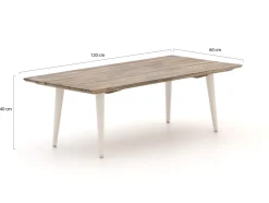 ROUGH-K Loungetisch 120x60x40 cm