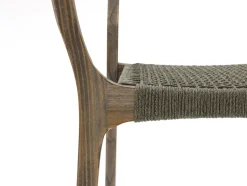ROUGH-L Rope/ROUGH-S 90 cm Gartenmöbel-Set 3-teilig stapelbar