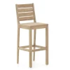 ROUGH-S Barhocker Outdoor (mit Rückenlehne)