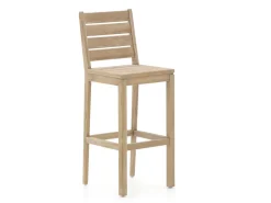 ROUGH-S Barhocker Outdoor (mit Rückenlehne)