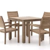 ROUGH-S Gartenmöbel-Set 90 cm 5-teilig stapelbar