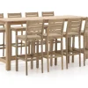 ROUGH-S/ROUGH-X 240 cm Gartenbar-Set 9-teilig