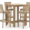 ROUGH-S/ROUGH-X 80 cm Gartenbar-Set 5-teilig