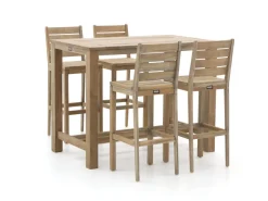 ROUGH-S/ROUGH-X 135 cm Gartenbar-Set 5-teilig