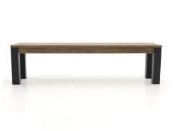 ROUGH-S/ROUGH-X 180 cm Gartenmöbel-Set mit Bank 4-teilig stapelbar
