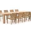 ROUGH-S/ROUGH-X 320 cm Gartenmöbel-Set 9-teilig stapelbar
