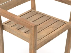 ROUGH-S/ROUGH-X 320 cm Gartenmöbel-Set 9-teilig stapelbar