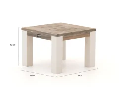 ROUGH-X Beistelltisch Outdoor 55x55x40 cm