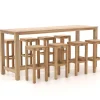 ROUGH-X 240 cm Gartenbar-Set 9-teilig