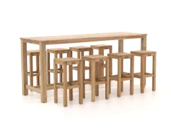 ROUGH-X 240 cm Gartenbar-Set 9-teilig