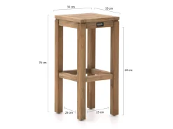 ROUGH-X 240 cm Gartenbar-Set 9-teilig