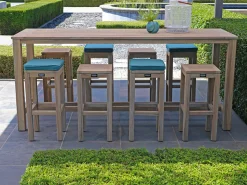 ROUGH-X 240 cm Gartenbar-Set 9-teilig