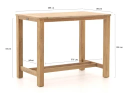 ROUGH-X 135 cm Gartenbar-Set 5-teilig