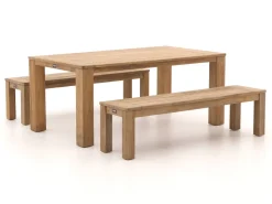 ROUGH-X 180 cm Picknick Sitzgruppe 3-teilig