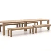 ROUGH-X 400 cm Picknick Sitzgruppe 5-teilig