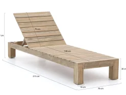 ROUGH-X Gartenliegen-Set 3-teilig