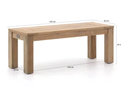 ROUGH-X 170x170 cm Picknick Sitzgruppe 5-teilig